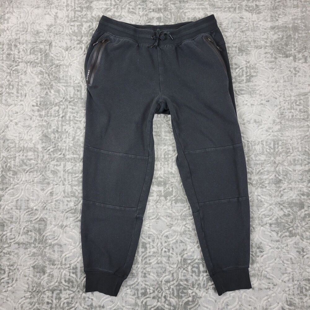 SPYDER Jogger Pants Mens Extra Large Black Pro Web Active Performance Lounge